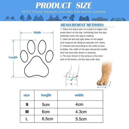 Sapatos Meias Para Cães E Gatos Pet Outono Inverno Impermeáveis Meias De Borracha Antiderrapantes Para Cães Botas De Chuva De Neve Para Cães Meias De Malha Quentes Para Cães