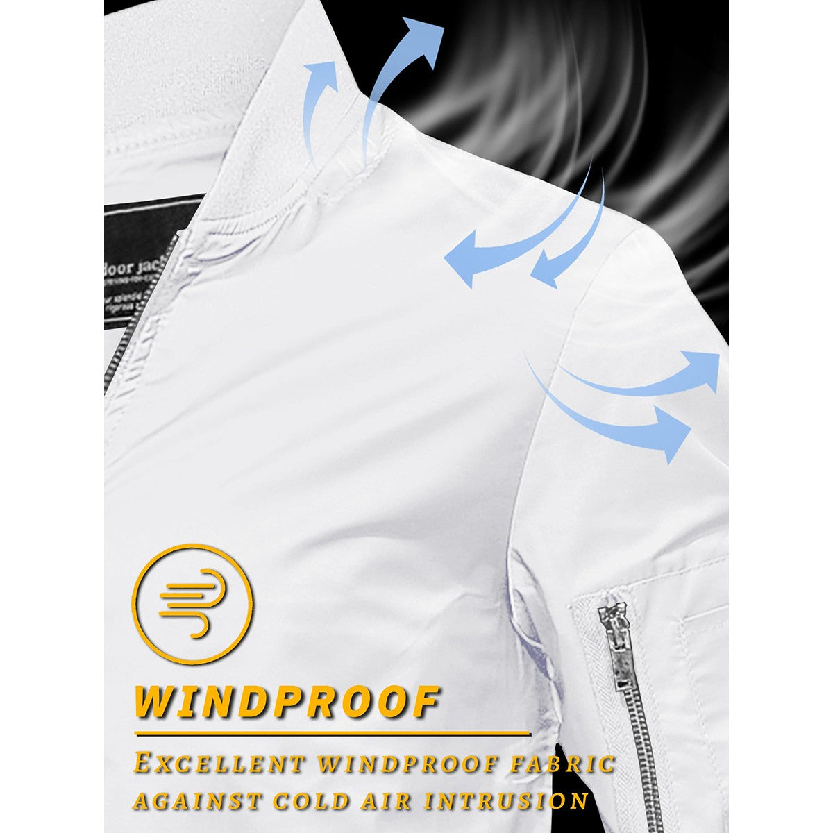 TACVASEN Men's Bomber Jacket Summer Autumn Thin Lightweight Casual Windbreaker Multi-pockets Full Zip Up Varsity Baseball Jacket