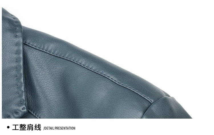 2025 Autumn Winter Men's Genuine Leather Blazers Jackets Slim Fit Suits Coats Business Casual Genuine Leather Suits Jackets Male