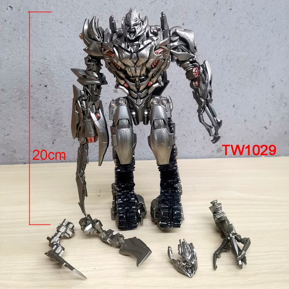 Baiwei Shockwave TW1028 Transformation Toys Sentinel Prime TW1024 Modelo Ironhide TW1026 Robô Bumblebee TW1025 Boneco TW1030