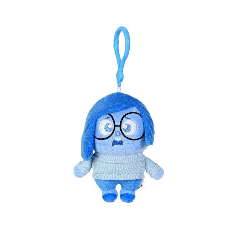 Filme Disney Divertidamente 2 Chaveiros Fofos Boneca Anime Ansiedade Raiva Medo Estatueta Acessórios Mochila Decoração Menina Presente Halloween