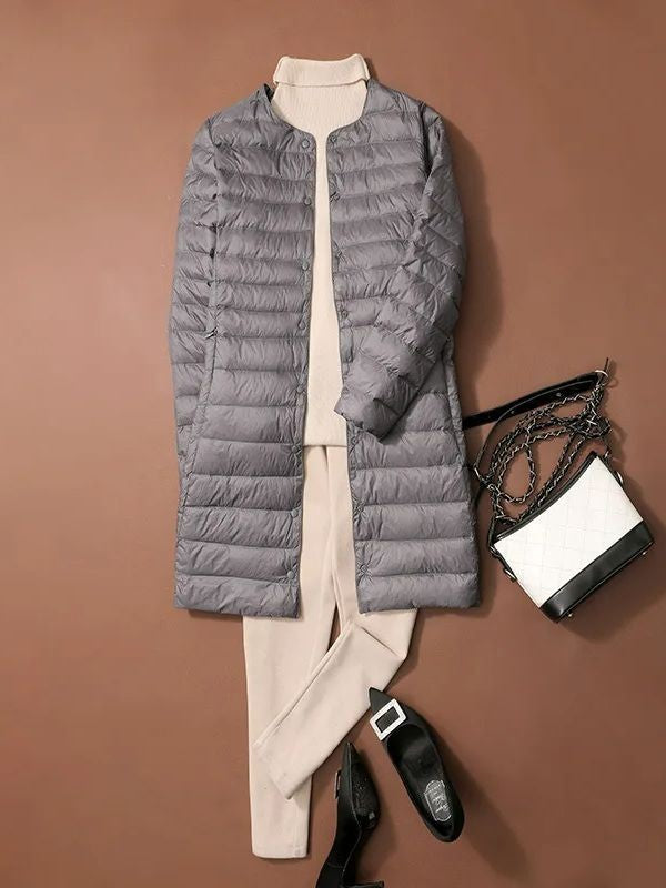 S/M Women Winter Coats 2024 New Autumn Winter O-Neck Female Thin Duck Down Jackets Portable Windproof Puffer Parkas 0-10?