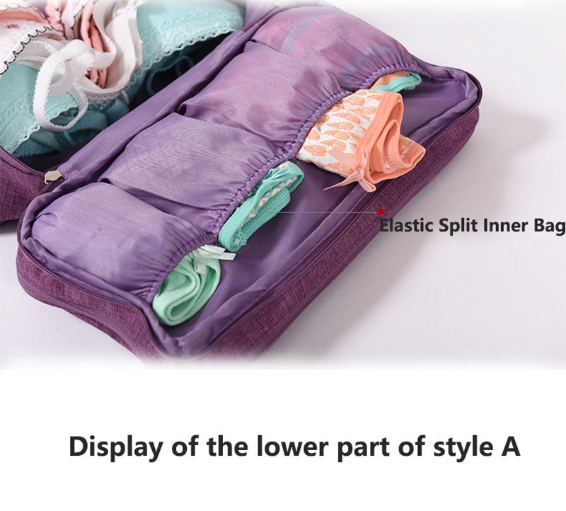 Travel Bra Organizer Bag Waterproof Panties Sock Underwear Storage Bag Daily Women Wash Package Cosmetic Finishing Bags