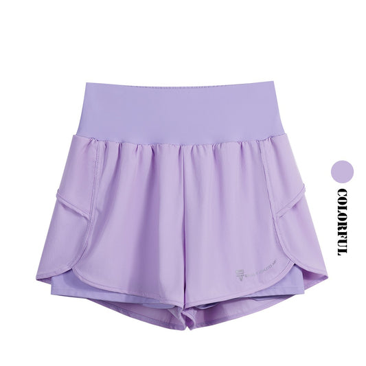 DRUR Sports Shorts Women High Waist Loose Yoga Shorts With Pocket Female Short Pants Woman's Gym Running Shorts Fitness Clothes