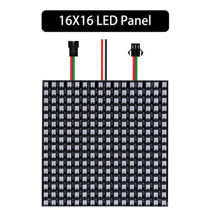 1~5Pcs WS2812B 8x8 16x16 RGB LED Digital Flexible Individually Addressable Panel Screen WS2812 8x32 Smart Pixel Module Matrix 5V