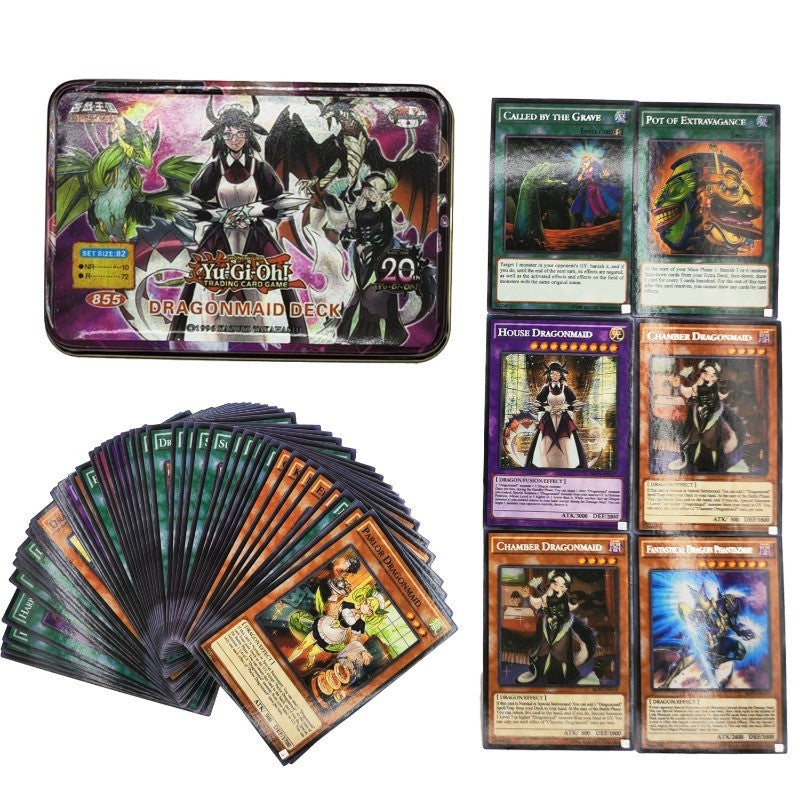 Yu Gi Oh Cards PACK DE DEUS EGÍPCIO Deck de Cartas Inglês TCG Holográfico Dourado Dragão Branco Jogo de Duelo Coleção de Cartas com Caixa de Lata