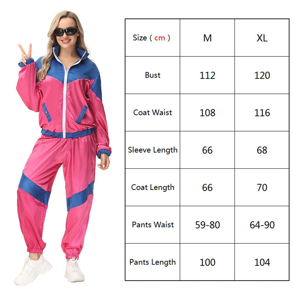 Halloween Couples Hippie Costumes for Women Male Vintage 70s 80s Rock Disco Cosplay Outfits Hip Hop Disco Hippie Costume