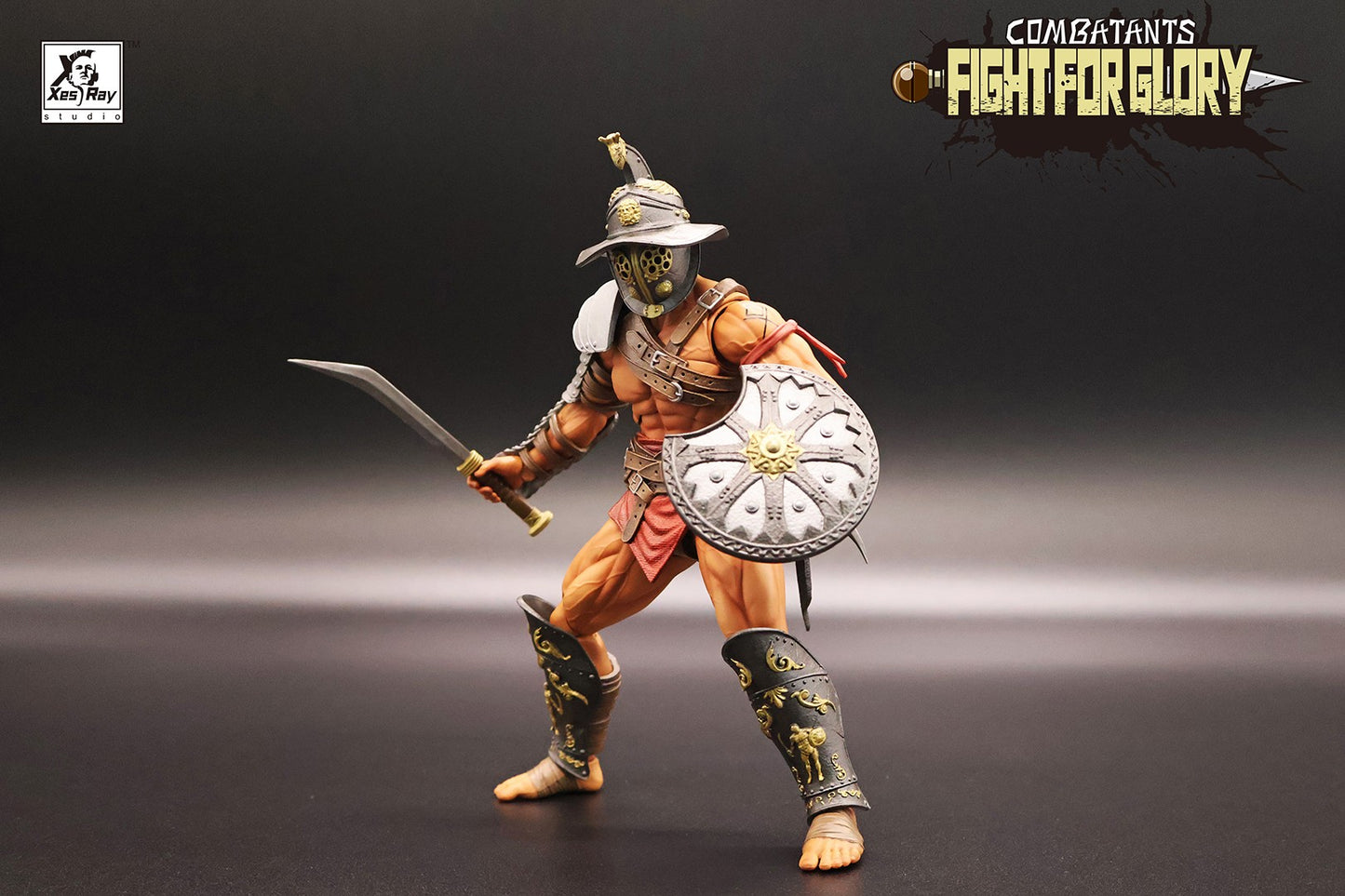 [Pré-Venda] XesRay Fight For Glory 1/12 Action Figure Combatants Wave 6 Cassia Berenice Medocus o Trácio Modelo de Anime Para Presente