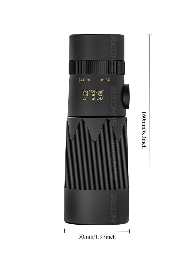Telescópio Monocular de Alta Definição para Visualização de Longo Alcance | Design Compacto e Potente com Foco Rápido para Aventuras ao Ar Livre