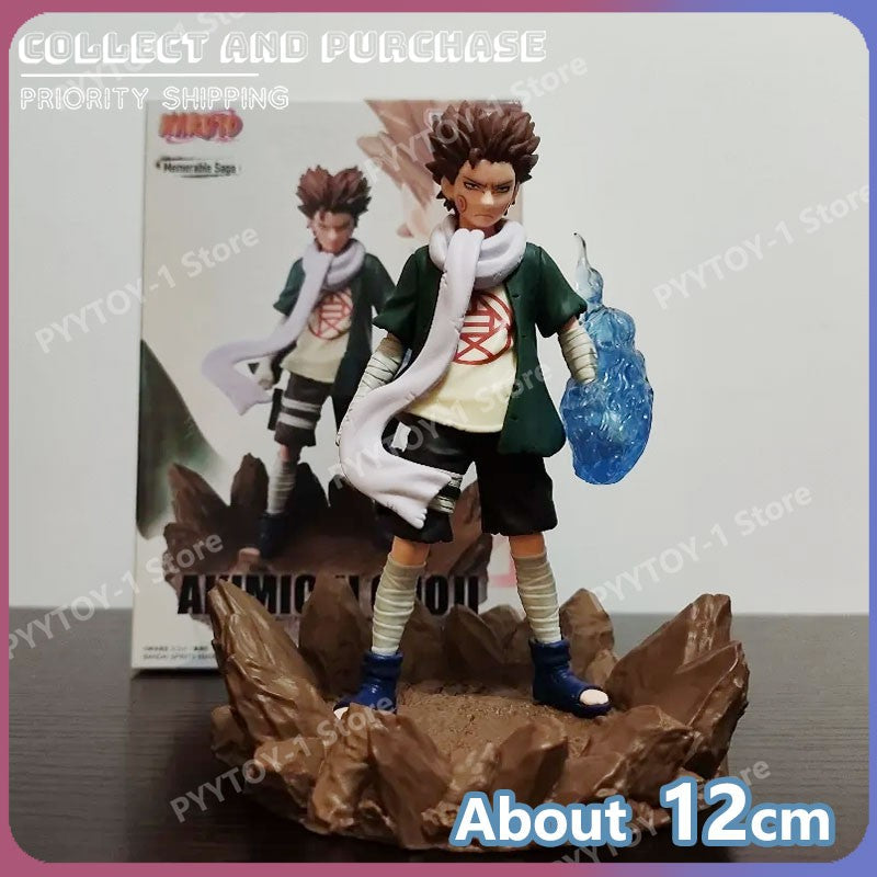 Bandai Naruto Anime Figures Shippuden Akimichi Choji Memorable Saga Action Figure PVC Modelo Estatueta Colecionável Brinquedo Presente de Aniversário