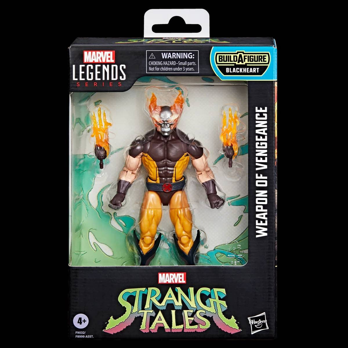 Marvel Legends Strange Tales Blackheart Bloodstorm Daimon Hellstorm Voodoo Wolverine MoonKnight Lilith Dracula Boneco de Ação 6"