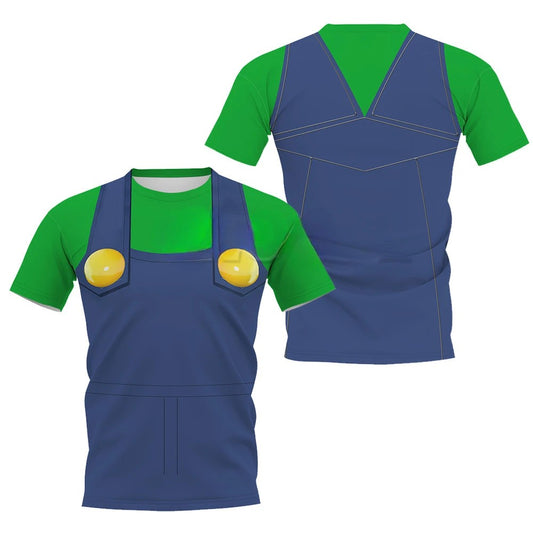 Cartoon Bowser 3D printed T-shirt Harajuku men's and women's casual top Cosplay costume Boys/Girls Summer Short sleeved Tshirt