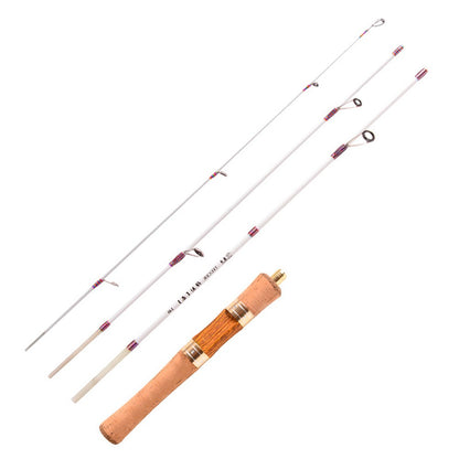 Vara de Pesca Telescópica XUL Macia Ultraleve Mini Vara de Pesca Rotativa Portátil Varas de Pesca de 4 Seções de Fibra de Vidro Equipamento de Pesca