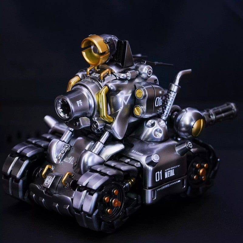 Novo 1/35 Jogo de Computador Metal Slug Tanque Batalha Cena Heróis Inimigo Cativo Mini Pintado Bonito Coleção Montar Brinquedos de Modelo