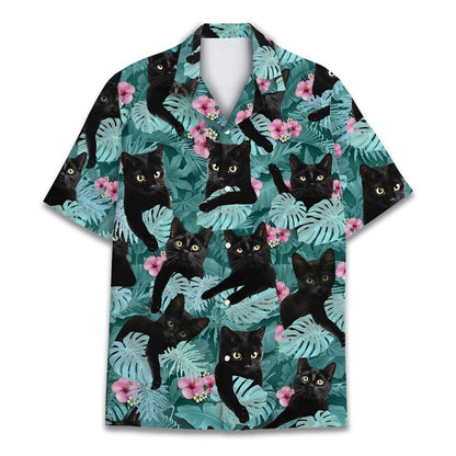 Funny Raccoon 3D Print Shirts For Men Hawaiian Casual Short Sleeve Lapel Blouse