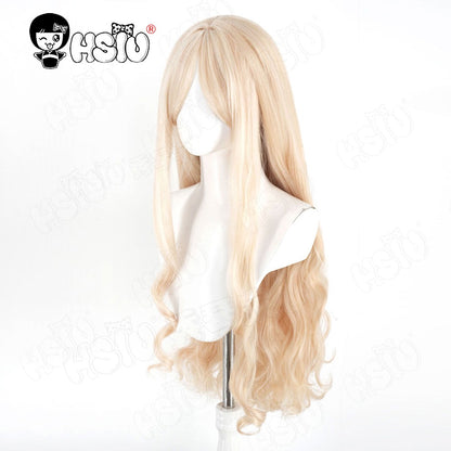 Yurizono Seia Cosplay Clothing Wig Fiber synthetic wig?HSIU ?Full Costume Skirt Set Yellow Long Wig Game Blue Archive cosplay