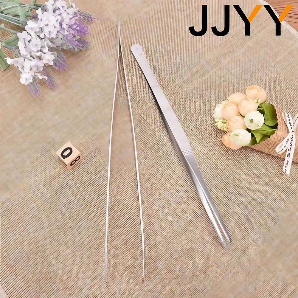 JJYY 304 Stainless Steel Food Tongs Long Handle Non-Slip Barbecue Tongs Steak Tongs Kitchen Cooking Tools kitchen accessories
