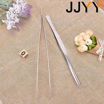 JJYY 304 Stainless Steel Food Tongs Long Handle Non-Slip Barbecue Tongs Steak Tongs Kitchen Cooking Tools kitchen accessories