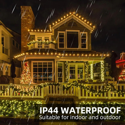 LED Firecracker String Lights EU/US DC Power Remote Control Halloween Garland Fairy Light for Wedding Party Christmas Decoration