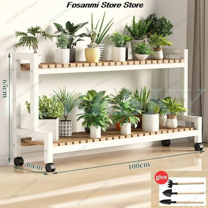 Floor-standing Plant Stand, Flower Stand, Flower Shelf, Planter Rack, Storage Organizer, Display  Garden, Balcony, 2, 3, 4Tier