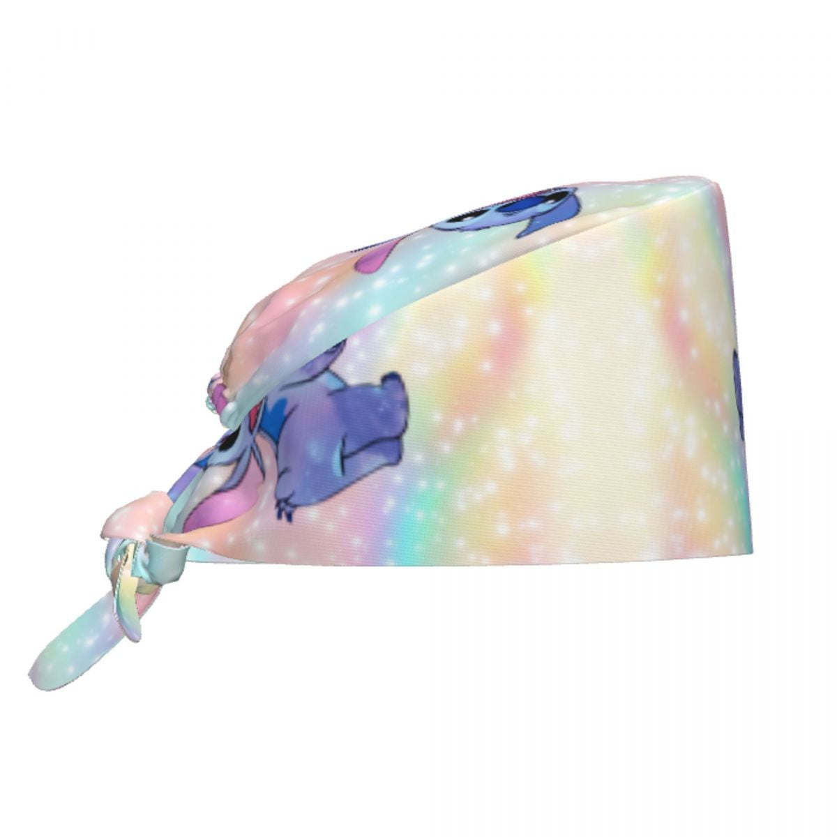 Custom Retro Cartoon Cleaning Working Cap Comfortable  Stitch Ohana Scrub Cap Surgicals Hat Nurse Scrubs Hat For Dentist