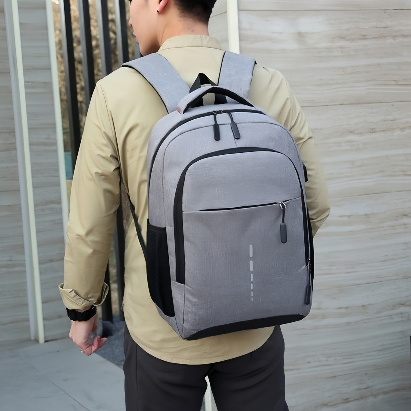 Mochila Executiva Premium - Mochila espaçosa para notebook com faixa de segurança refletiva mochila profissional para viajantes-zwq