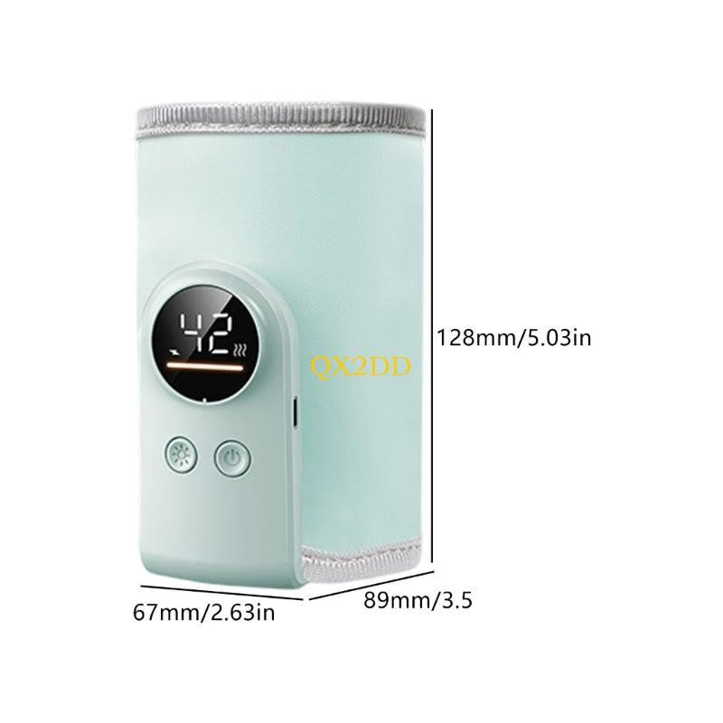 QX2D Baby Feeding Bottle Temperature Control Wrap 18W Rapid Heat Patches Waterproof Fabric