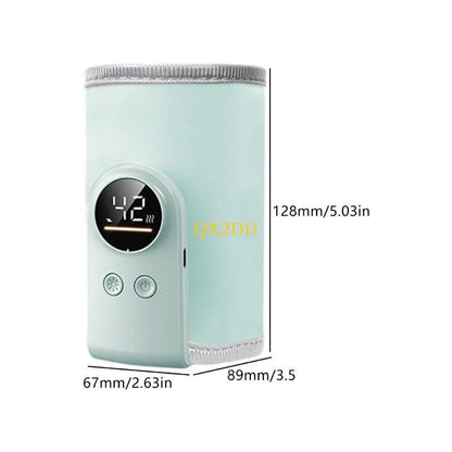 QX2D Baby Feeding Bottle Temperature Control Wrap 18W Rapid Heat Patches Waterproof Fabric