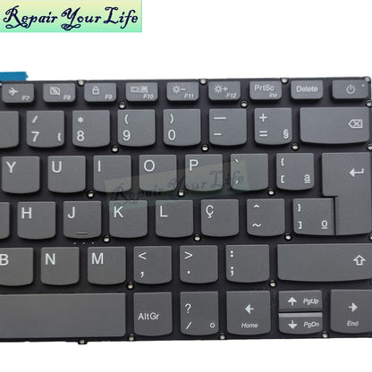 Teclado Russo Hebraico Brasil para Lenovo V14-ADA V14-ARE V14-IGL V14-IIL V14-IKB V14-IWL 130-14ast 130-14ikb S130/130S-14IGM