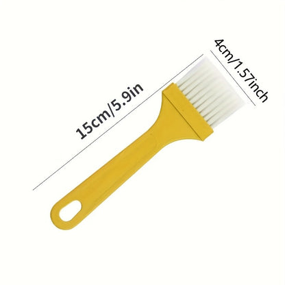 2PC heat-resistant holiday kitchen oil brush, perfect for portable baking brushes used in barbecue, baking, cooking, home kitche