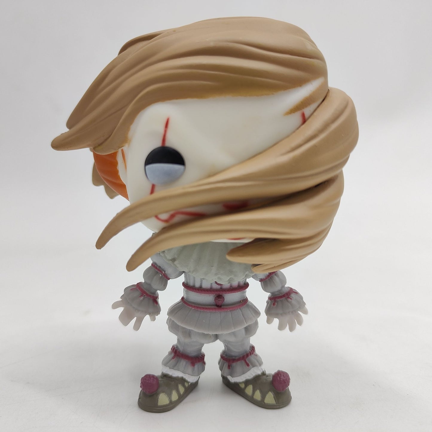 Stephen King's It 474 Pennywise With Wig Vinyl Figure Doll Collection Model Toy