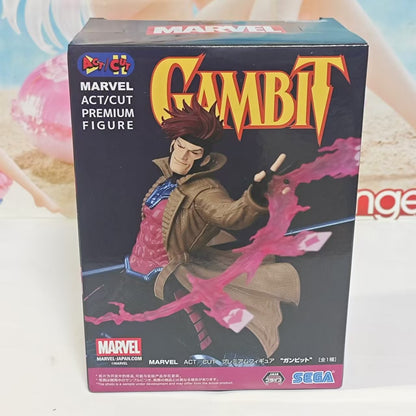 ORIGINAL SEGA ACT CUT X-Men Gambit Remy Etienne LeBeau Série Coleção Boneco Anime Modelo Action Figure Brinquedos Figuarts