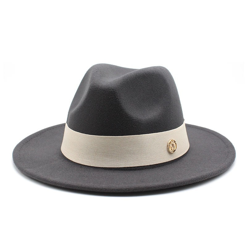New Fedora Hat For Women Winter Elegant Fashion Formal Wedding Decorate Church Cap Panama Party Jazz Hat chapeau femme