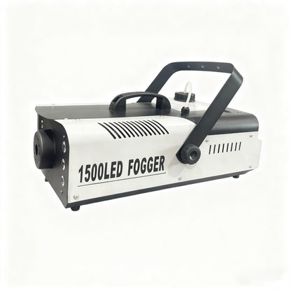 Hot-selling MINGLANG 1500W Multicolor Smoke Machine 6 LEDs Remote/Manual Control 110V-220V 1-Year Warranty 10-15m