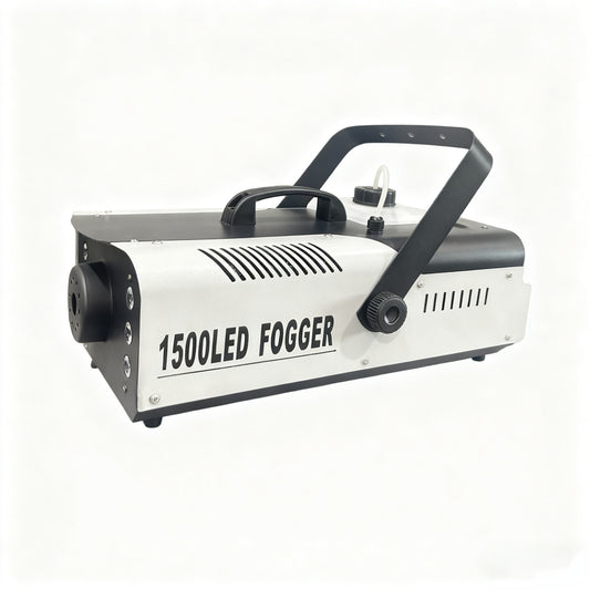 Hot-selling MINGLANG 1500W Multicolor Smoke Machine 6 LEDs Remote/Manual Control 110V-220V 1-Year Warranty 10-15m
