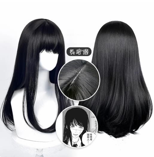 Perucas de Cosplay de Anime de Alta Qualidade Chainsaw Man Reze Angel Devil Quanxi Makima Power Hayakawa Aki Denji Peruca de Cabelo Resistente ao Calor