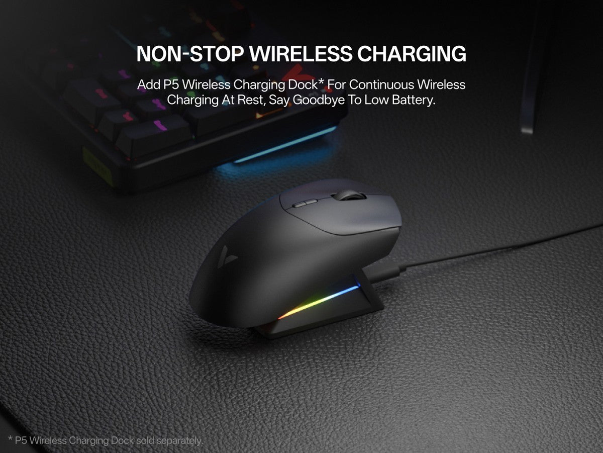 Rapoo VT7 MAX /VT7 Wireless Gaming Mouse True 8K Wireless Polling Rate 53g Lightweight Up to 750Hr Battery Life