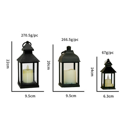 Portable LED Candle Lamps Camping Horse Tent  Lanterns Outdoor Garden Desk Holiday Atmosphere Retro Night Light Decorative Lamps