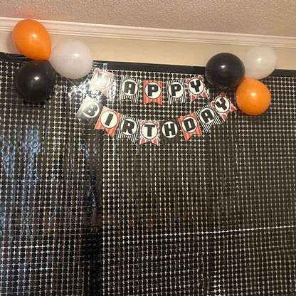 Party Backdrop Metallic Foil Fringe Tinsel Curtain Adult Kids Birthday Party Wedding Decoration Baby Shower Favor Supplies