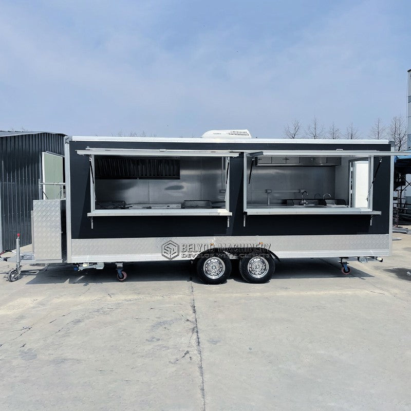 Carrinho de comida para fábrica, caminhão de tacos, trailer de churrasco móvel, carrinho de sorvete, trailer de concessão, carro de venda de suco, trailers de comida totalmente equipados