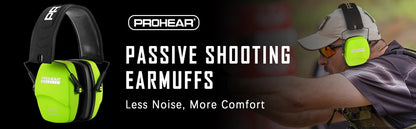ZOHAN Shooting Ear Protection Safety Earmuffs Noise Reduction Slim Passive Hearing Protector for Huning NRR26dB