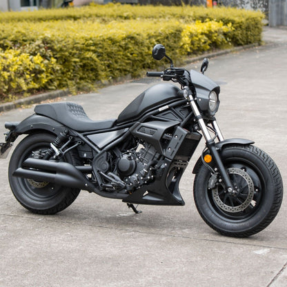 For Honda CM300/Rebel 300 modification parts: stainless steel exhaust tail section, double-tube muffler, rear section