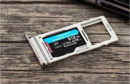 Cartão de Memória Kingston Até 200MB/S Micro SD TF 64GB 256GB 128GB 512GB 1TB Velocidade de Leitura Classe 10 U1 V30 A1 Flash para Eletrônicos