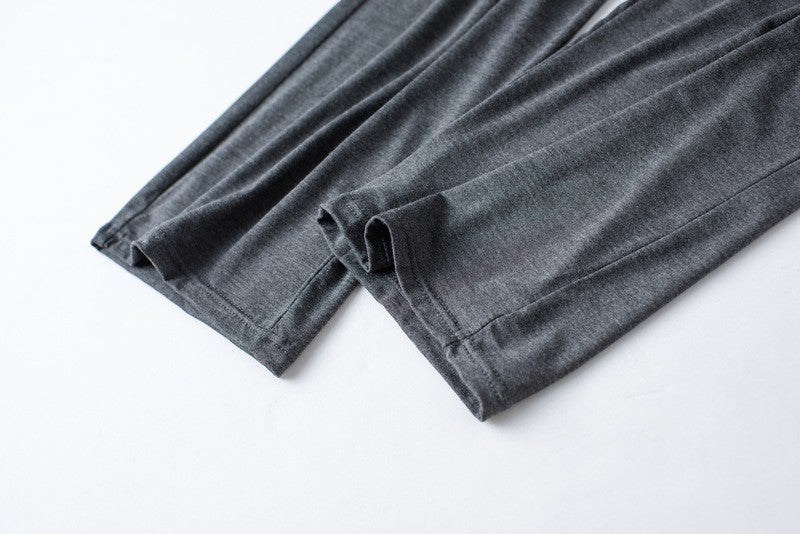 Men's spring and summer new modal pajamas two-piece short-sleeved trousers thin large size loose sports home wear suit sleepwear