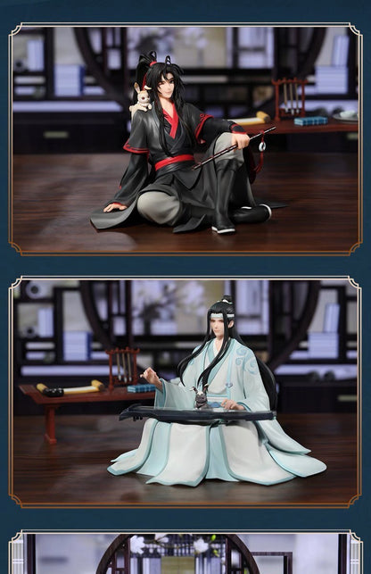 Mo Dao Zu Shi Yunge Yayun Wei Wuxian Lan Wangji Figures Genuine Anime Peripheral Collectible Model Desktop Decoration Doll Gift