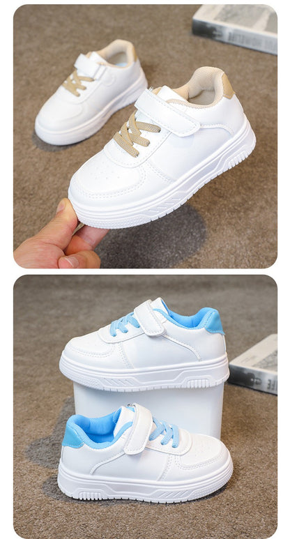 2025 Girl shoe spring Autumn Boy White Shoe Casual Running kid Shoe Anti Slip Soft Sole Sneaker kid tenis Hot selling item