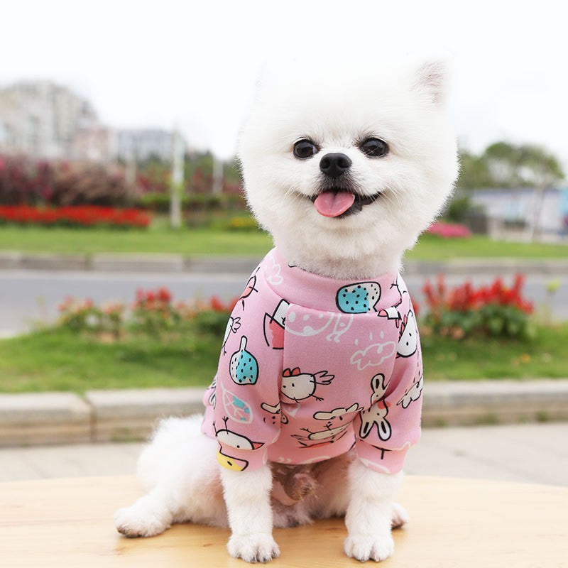 Casaco com capuz para cães pequenos, roupas quentes de inverno para animais de estimação para Bulldog Chihuahua Shih Tzu Moletom para Cães e Gatos