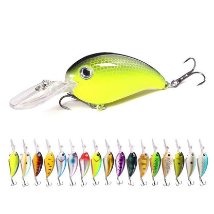 Crankbaits Set Mixed Colors Bait 10cm/14g Fishing Lure Minnow Wobbler Crank Jerkbait Bass Swimbait Treble Hooks Swim Hard Tackle