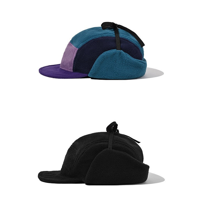 Chapéu de Inverno Corta-vento Térmico de Fleece Estilo Pescador Cinco Painéis para Ciclismo, Atividades ao Ar Livre, Proteção de Orelha Contra o Frio para Esportes de Inverno?