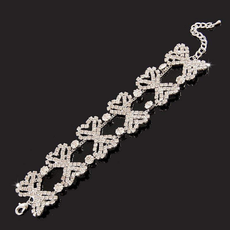 Novas Pulseiras de Berloques de Moda Prata 925 AAAAA Zircônia Cristal Feminino Pulseira Casamento Noivado Joias de Luxo